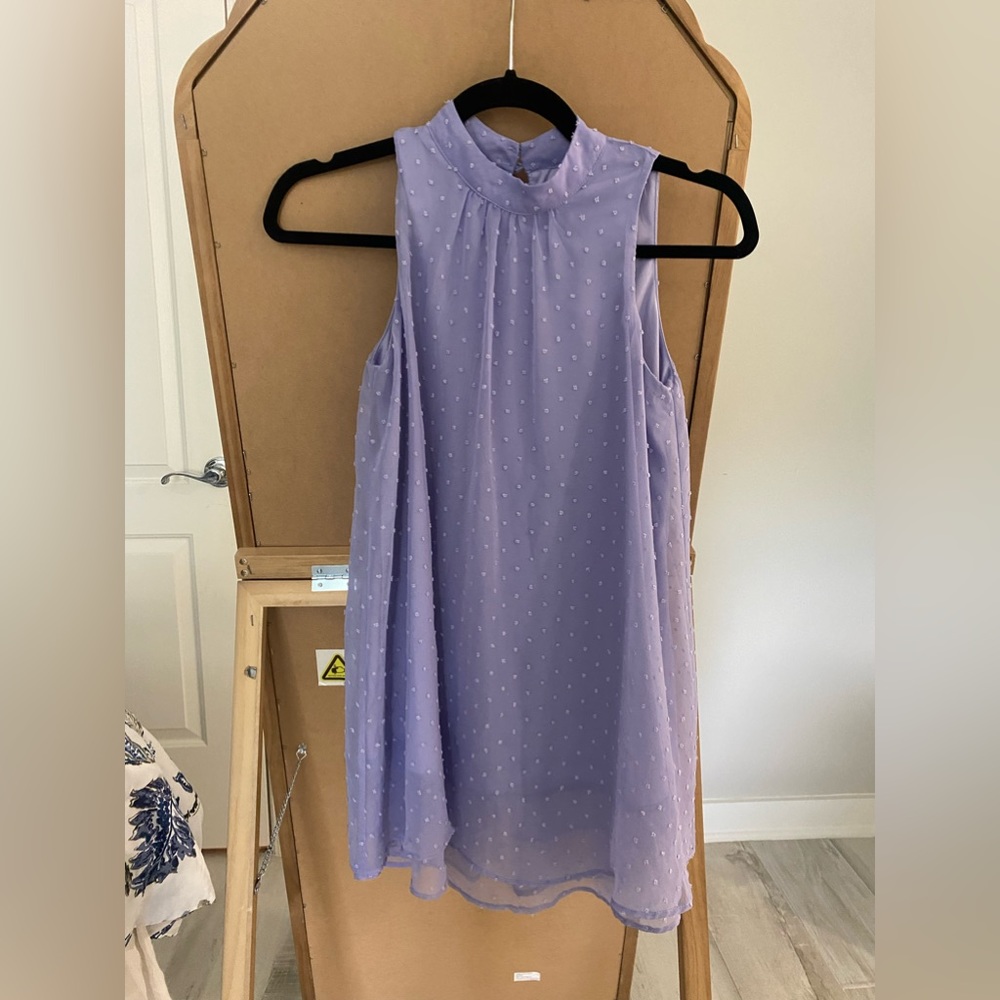 Girls purple halter dress